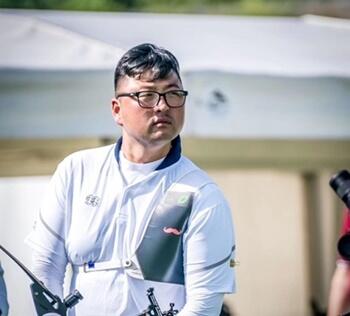 청주시청 양궁부 김우진,,2023 베를린 세계양궁선수권대회에서 금메달 2개 획득